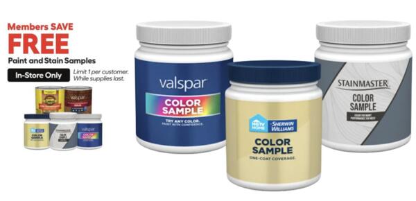 Paint or Stain Free Sample at Lowe's