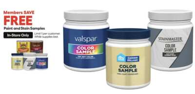 Paint or Stain Free Sample at Lowe's