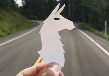 Spit Happens… But This Llama Sticker is FREE!