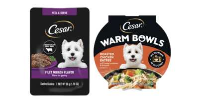 Feed Your Fur-Baby with Love and FREE Samples: Cesar Mini-Pouches or Warm Bowls!