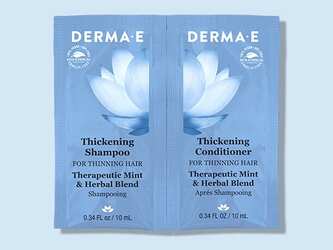 Free Samples of Derma E Thickening Shampoo and Conditioner