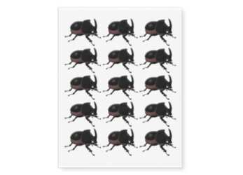 Coconut Rhinoceros Beetle Temporary Tattoo for Free