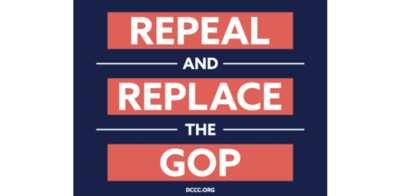 Stand for Change! Get Your FREE "Repeal and Replace the GOP" Sticker!