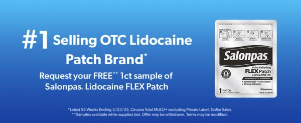  Salonpas FLEX Patch Freebie – Lidocaine Relief Where You Need It